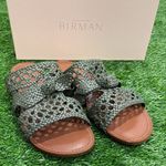 Alexandre Birman  Clarita Braided Mule Flat Nappa Kiss Green Tea Sandals SZ 42 Photo 15