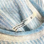 margaret o'leary  Blue Gray Striped Sweater Long Sleeve Size XS Photo 9