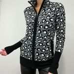 Rachel Zoe Leopard Mock Neck Cardigan Sweater NWT Photo 0