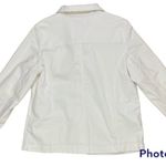 Talbots Corduroy Utility Jacket Collared Button Shacket Ivory Photo 2