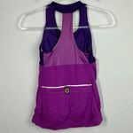 Moxie Cycling Iris Purple Layered Tank Top Small NWT Photo 3