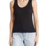 Treasure & Bond Classic Black Knit Tank Top – | Women’s Casual Sleeveless Shirt Photo 2