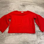 Lou & grey  Red Bell sleeve sweater - Size Small Photo 2