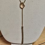 Vince Camuto Yellow Stone Tassel Necklace Photo 1