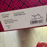 Tory Burch Capri T-Strap Medallion Slingback Sandals red size 9 NIB Photo 2