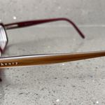 Theory Eyeglasses Frames ONLY TH1140 C03 135 51 17 Brown Rectangular pink Photo 2