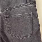 Madewell Black High Rise Buttonthrough Raw Hem Exposed Button Cutoff Shorts Photo 4