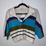 Free People We The Free Preppy Striped Polo Tshirt Photo 3