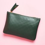 Ipsy  Green Geometric Glam Cosmetic Bag Photo 0