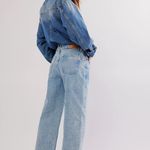 Free People NWT Deep Trance Dropped Boyfriend Jeans Photo 3