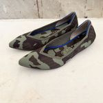 Rothy's  the Point Ballet Flats in Olive Green Camo Photo 1