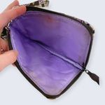 Vera Bradley Double ID Wristlet Plum Petals Purple Floral Bifold Zip Wallet $30 Photo 5