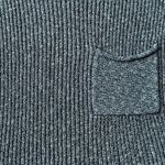 Free People Beach Freya Sweater Knit crop Sweater mock neck blue white XS Photo 5