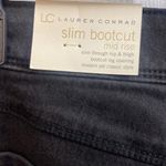LC Lauren Conrad NWT Lauren Conrad Slim Bootcut Black Jeans Photo 5