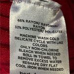 Loft Women's Red Ribbed Turtleneck Sweater Size M Long Sleeve Casual Photo 8