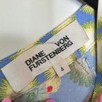 Diane Von Furstenberg  Gaines belted printed crepe de chine maxi dress Size 4 Photo 3