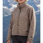 Mountain Hardwear Commotion Retromotion Light Tan Plaid Jacket Size Medium Photo 1