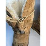UGG  Remora Short Boots Womens Size 9 Chestnut Leather Shearling Fur Lined Photo 4