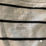 Isabel Maternity  women's black and white striped shirt with senching Photo 1