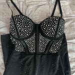 Windsor  Dress Mini Black Sparkly Bodycon Photo 5
