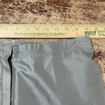 Max Mara 'S  Women's Size 12 Flat Front Trouser Pants Gray Silk Cotton Blend Flaw Photo 2
