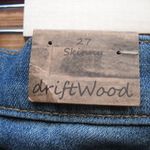 Driftwood NWT  Embroidered Dark Denim Skinny Jeans Photo 7
