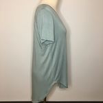 RAE MODE Dusty Blue V Neck Short Sleeve Shirt Small Photo 2