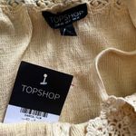 Topshop Womens  Top Lace Trim Off the Shoulder Size 8 Photo 3