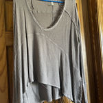 Free People  Boho Long Sleeve Top Waffle Knit Photo 0