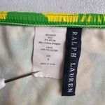 Ralph Lauren  Yellow Green Floral Bikini Low Rise Bottom Ruffle RN52419 Small Photo 2