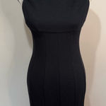 Dolce & Gabbana Dolce and Gabbana D&G Black Halter Neck Fit And Flare Midi Y2K Dress IT44 US L Photo 0