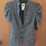 Moschino Cheap and Chic Navy Blue Tweed Blazer Photo 0