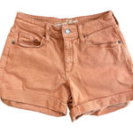 Universal Threads Universal Thread rust color jeans shorts size 2/26R cuffed pockets Photo 0