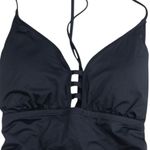 La Blanca  Laddered Mio One Piece Black Swimsuit Size 2 NWT Photo 3