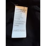 James Perse Tank Top Womens Size 4 Black Scoop Neck High Low Hem Flowy WRTG394 Photo 2