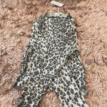 Antistar Gray leopard print long sleeve top Photo 2