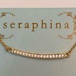 Francesca's NWT Seraphina for Francesca’s gold bar necklace with gift box. Photo 0