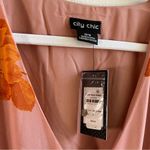 City Chic Dress Rose Floral Print V-Neck Long Sleeve A-Line Maxi Dress Sz 18 NWT Photo 5