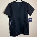 Meta Scrubs Black Medium Scrub Top Photo 0