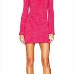 MORE TO COME Meira Mini Dress in Pink Metallic Medium Photo 0