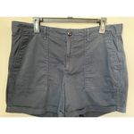 Gap  Women's 5" Khaki Short in Navy, Size: 14 High Rise Chino Flat Front Casual Photo 5