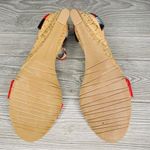 Vaneli Meres Dress Sandal shoes cork heel wedge shoes summer beach 7.5 Orange Photo 3