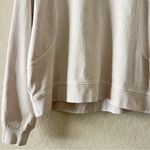 Athleta  Cream Pullover Crewneck Sweatshirt Photo 3