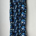 NEW Alexander by Daymor Gown Blue Black Lace Embroidered Dress Blk Blue Sz 6 Photo 0