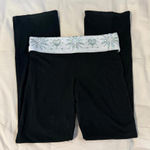 Victoria's Secret Y2K PINK  Foldable Waist Flare Yoga Pants Photo 0