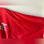 Vintage Women's Red Kimono Heavy Embroidery Japan Belted OS Floral Size undefined Photo 3