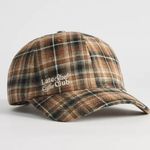 Urban Outfitters Coney Island Picnic Plaid Coffee Patch Dad Hat NWT - Brown Photo 0