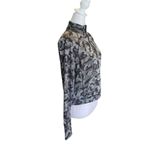 Spyder  Active Quick Dri Pullover Top Womens Size Small Quarter Zip Camouflage Photo 2