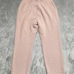Varley Sweatpants Womens Medium Pink Terry Cloth Athleisure Cozy Casual Lounge Photo 1