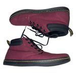 Dr. Martens Belmont Boots Canvas 5 Eyelets Yellow Stitching Womens Size 9 Photo 8